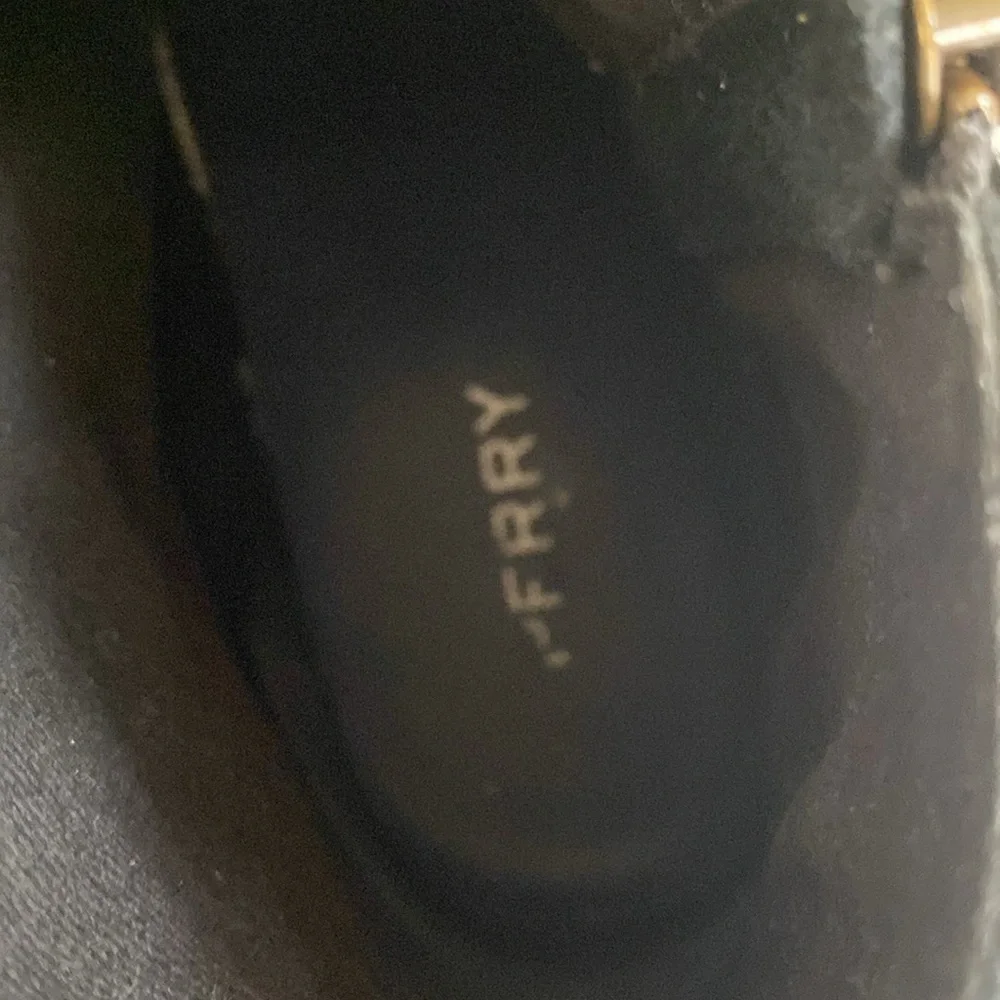 Sperry Black Suede High Top Zipper Sneakers Size 10